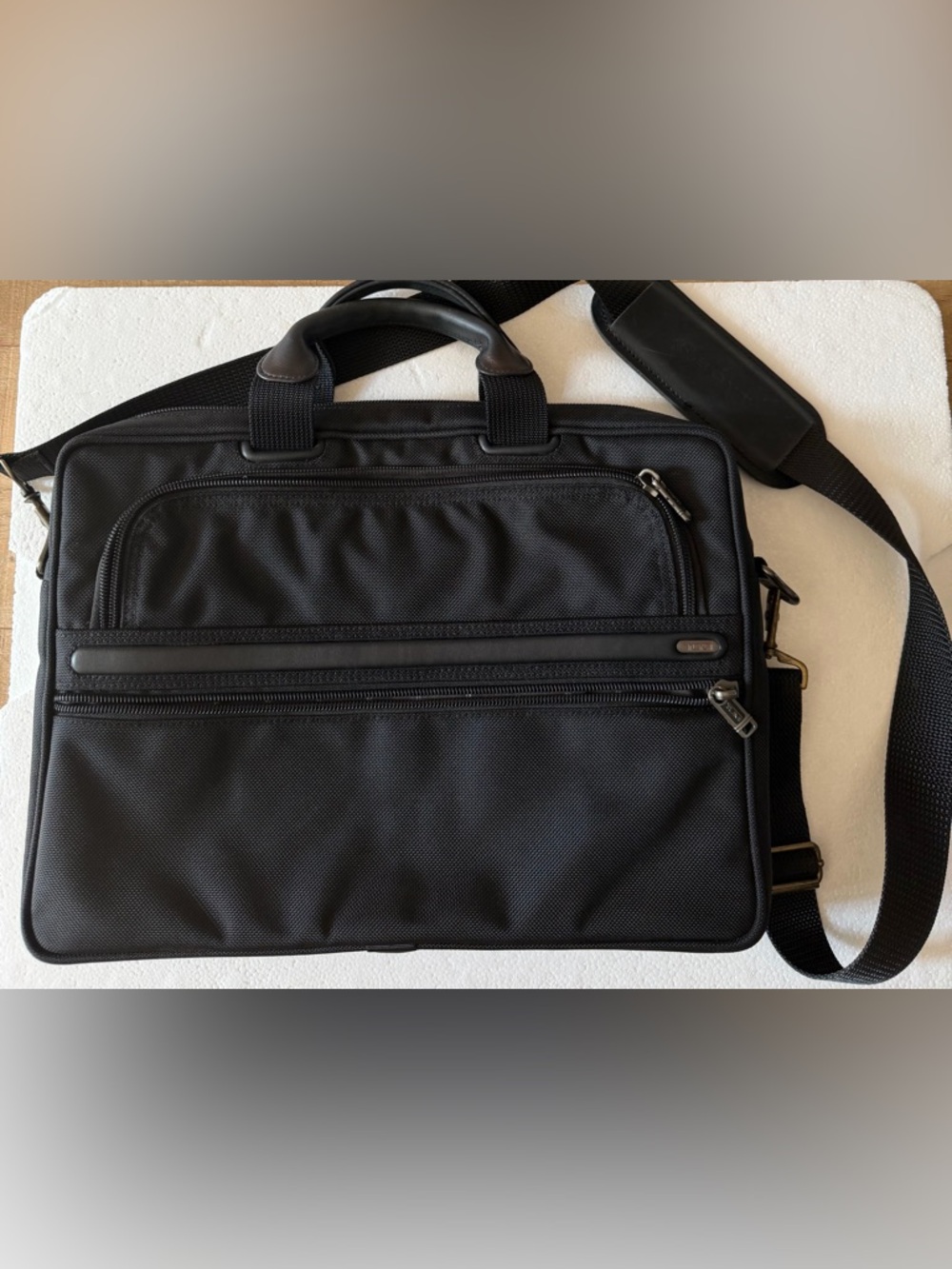 Tumi Alpha Slim Large Screen Laptop Portfolio Briefcase